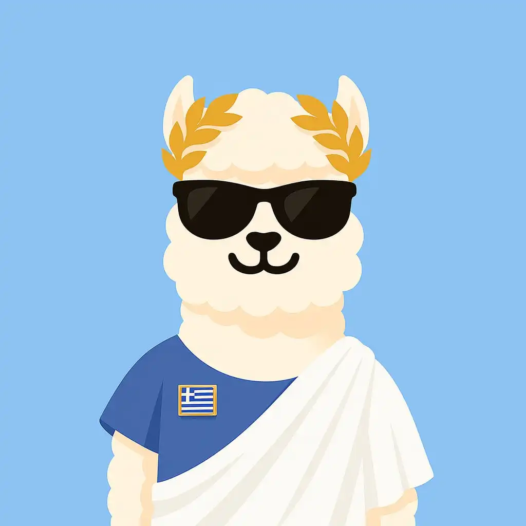 Students group in Athens