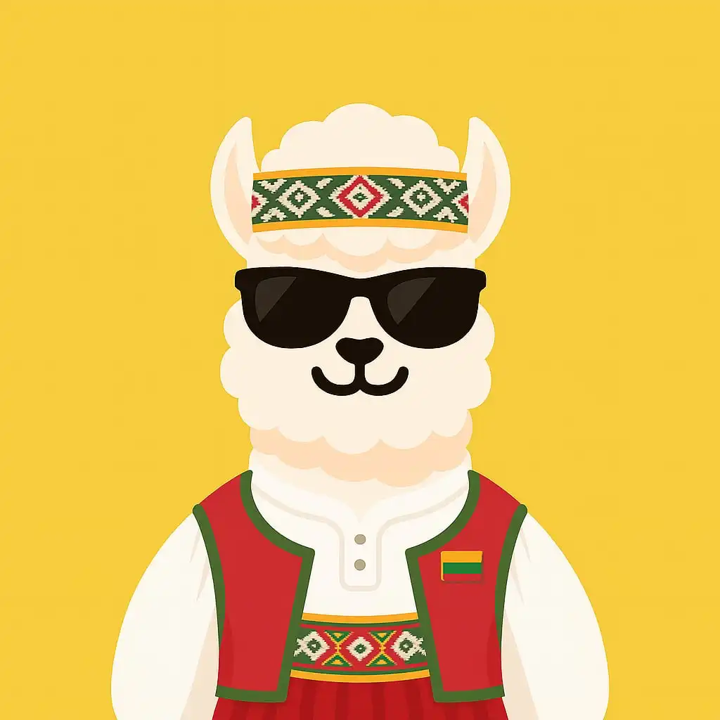 Students group in Vilnius